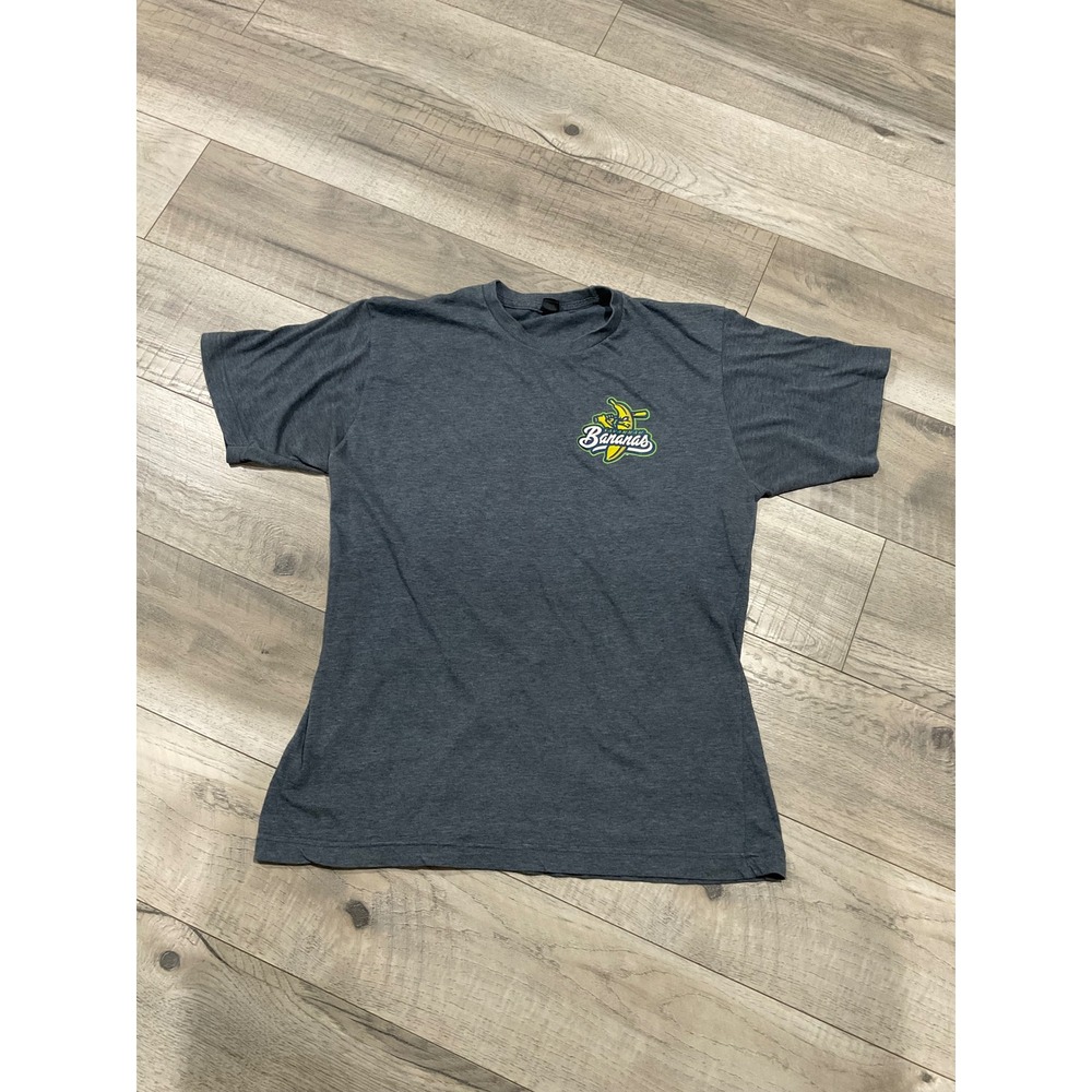 Savannah Bananas Baseball T-Shirt Mens Large Grey Beer Baseball Bananas Graphic